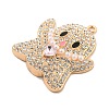 Alloy with Glass Rhinestone Pendants LS-FIND-B033-01G-G-2