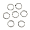 Tarnish Resistant 304 Stainless Steel Open Jump Rings X-STAS-M008-04A-1