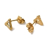 304 Stainless Steel Crystal Rhinestone Stud Earrings for Women EJEW-C094-01H-G-2