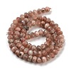 Natural Sunstone Beads Strands G-G140-B01-02-3