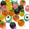 12Pcs 6 Styles Resin Pendants RESI-YW0006-10-1