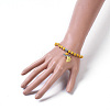 Dyed Natural Lava Rock Beads Stretch Bracelets BJEW-JB04221-5