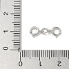 S925 Sterling Silver Double Spring Ring Clasps STER-R003-07P-3