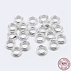 925 Sterling Silver Split Jump Rings STER-F036-01S-1x8mm-3