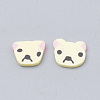 Handmade Polymer Clay Puppy Nail Art Decoration CLAY-N002-01F-2