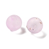 Frosted Transparent Acrylic Beads X1-OACR-F013-12K-2