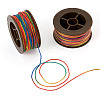 2 Rolls 2 Colors Segment Dyed Round Polyester Twisted Cords OCOR-TA0003-59E-3