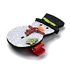 Christmas Theme Cloth Felt Fabric Alligator Hair Clip OHAR-R100-01A-4