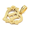 Heart Brass Pendants KK-I714-04G-H-2