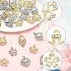 30Pcs 6 Styles Alloy Rhinestone Pendants FIND-YW0011-97-2