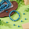 1 Strand Baking Paint Glass Beads Strands DGLA-TADJ0001-01A-4