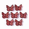 Spray Painted Glass Charms GLAA-N035-08A-H01-1