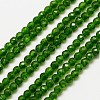 Natural TaiWan Jade Bead Strands G-A129-3mm-30-1