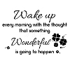 PVC Quotes Wall Sticker DIY-WH0200-012-1