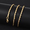 304 Stainless Steel Rope Chain Necklaces X-NJEW-F226-03G-04-4