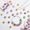 100Pcs 5 Styles Mixed Styles Handmade Lampwork European Beads GPDL-SZ0001-03-6