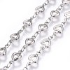 Tarnish Resistant 304 Stainless Steel Link Chains STAS-P219-08-1