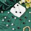 10Bags 2 Colors Alloy Kilt Pins for Clothes JEWB-CY0001-07-4