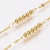 Brass Handmade Beaded Chains CHC-G006-07G-5