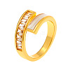 Brass Enamel Cuff Rings for Women WH-WG7AEC4-02-1