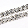 Tarnish Resistant 201 Stainless Steel Cuban Link Chains CHS-L001-64-1