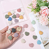 24Pcs Unwaxed Natural Lava Rock Beads G-PA0002-13-3
