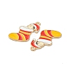 Christmas Alloy Enamel Pendants ENAM-D047-09LG-01-3