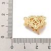 Brass Micro Pave Cubic Zirconia Box Clasps KK-U037-40G-C-3