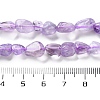 Natural Amethyst(Dyed & Heated) Beads Strands G-P497-01C-47-5