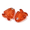 Transparent Glass Enamel Beads LAMP-U004-06Q-4