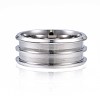 201 Stainless Steel Ring Core Blank for Inlay Jewelry Making RJEW-ZX002-05-6-2