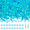 2000Pcs UV Plating Resin Charms RESI-NB0002-17B-1