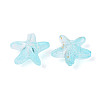 Frosted Glass Beads FGLA-T005-01D-2