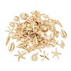 Sea Animals Alloy Pendants FIND-Z102-01G-02-1