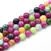 Natural Quartz Beads Strands G-N355-6mm-35-1