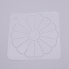 Matte PP Plastic Drawing Scale Template DIY-WH0210-48-1