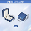 1Pc PU Leather Jewelry Bangle Gift Storage Boxes CON-BBC0001-06-2