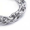 304 Stainless Steel Rope Chain Bracelets X-BJEW-L673-003-P-2