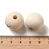 Wood European Beads WOOD-C006-04B-3