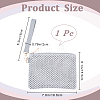 Straw Plaited Cosmetic Zipper Bags AJEW-WH20010-78A-2
