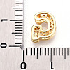 Brass Micro Pave Cubic Zirconia Charms KK-N254-217G-G-3