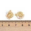 Brass Micro Pave Cubic Zirconia Pendants KK-F902-06A-G-3