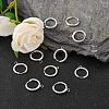 201 Stainless Steel Huggie Hoop Earring Findings STAS-P283-01F-S-5