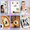 12 Sheets 6 Styles Mother's Day Self-Adhesive PVC Waterproof Picture Stickers DIY-WH0605-004-6