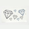 Cool Body Art Mixed Diamond Shapes Removable Fake Temporary Tattoos Paper Stickers X-AJEW-O006-01-1