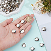 100Pcs Brass Studs Rivets KK-GF0001-24A-3