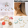 100Pcs 2 Colors 316 Surgical Stainless Steel Wine Glass Charms Rings STAS-BBC0005-95C-6