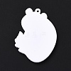 Printed Opaque Acrylic Pendants SACR-G029-01K-3