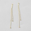 Brass Chain Chandelier Component Links KK-WH0100-026G-1