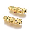 Brass Micro Pave Colorful Cubic Zirconia Pendants ZIRC-O035-03G-1